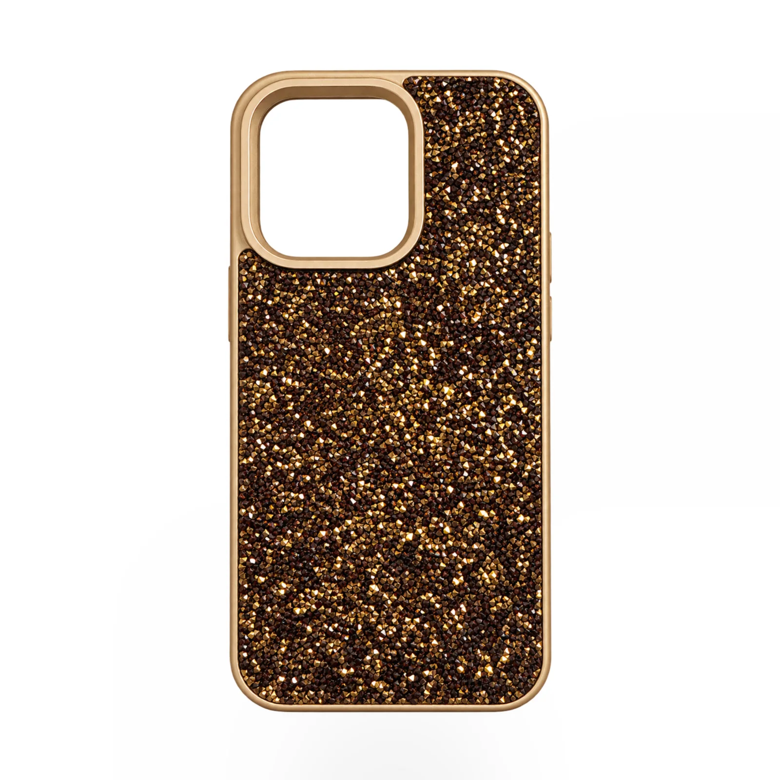 iPhone 14 Pro Parlak Taşlı Lüks Silikon Kılıf